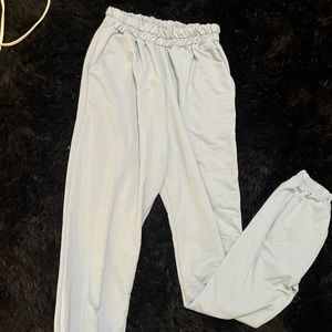 Missguided Blue Jogger Sweatpants Size 4L